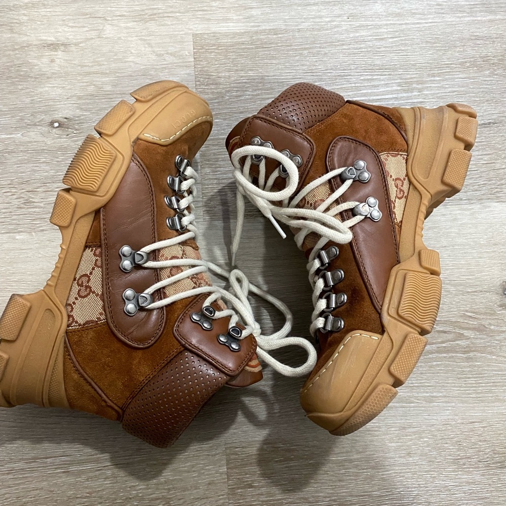 Gucci sneakers brown size 37.5 women